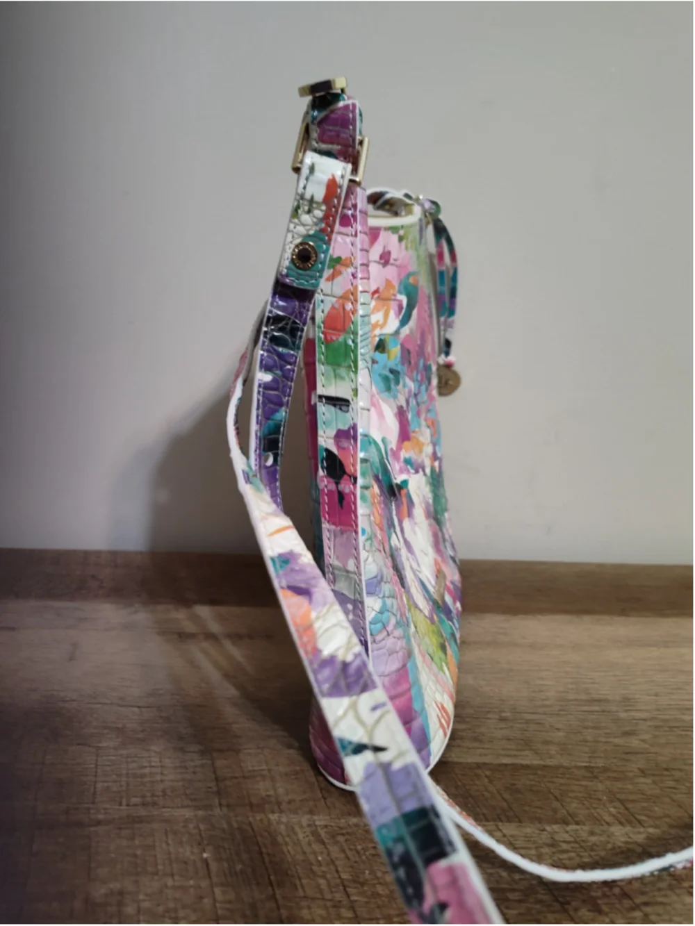 Women's Brahmin Crossbody Bag One Size Multi-color White